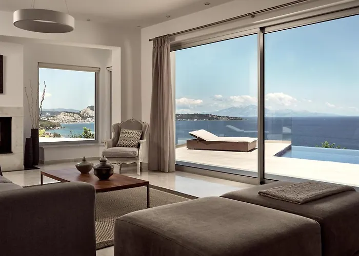 Iconic Ionian Mudita Villa, By Thinkvilla Вилла